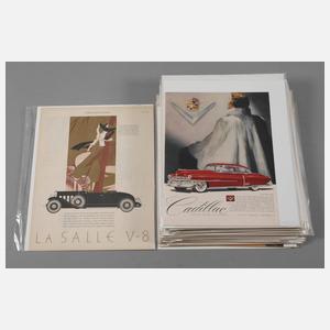 Konvolut Prospekte Luxus-Automobile