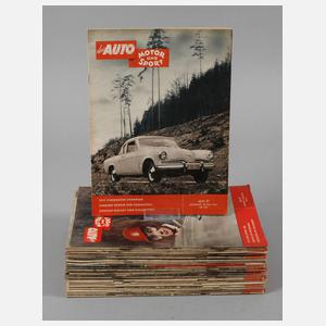 Konvolut "Das Auto, Motor und Sport"