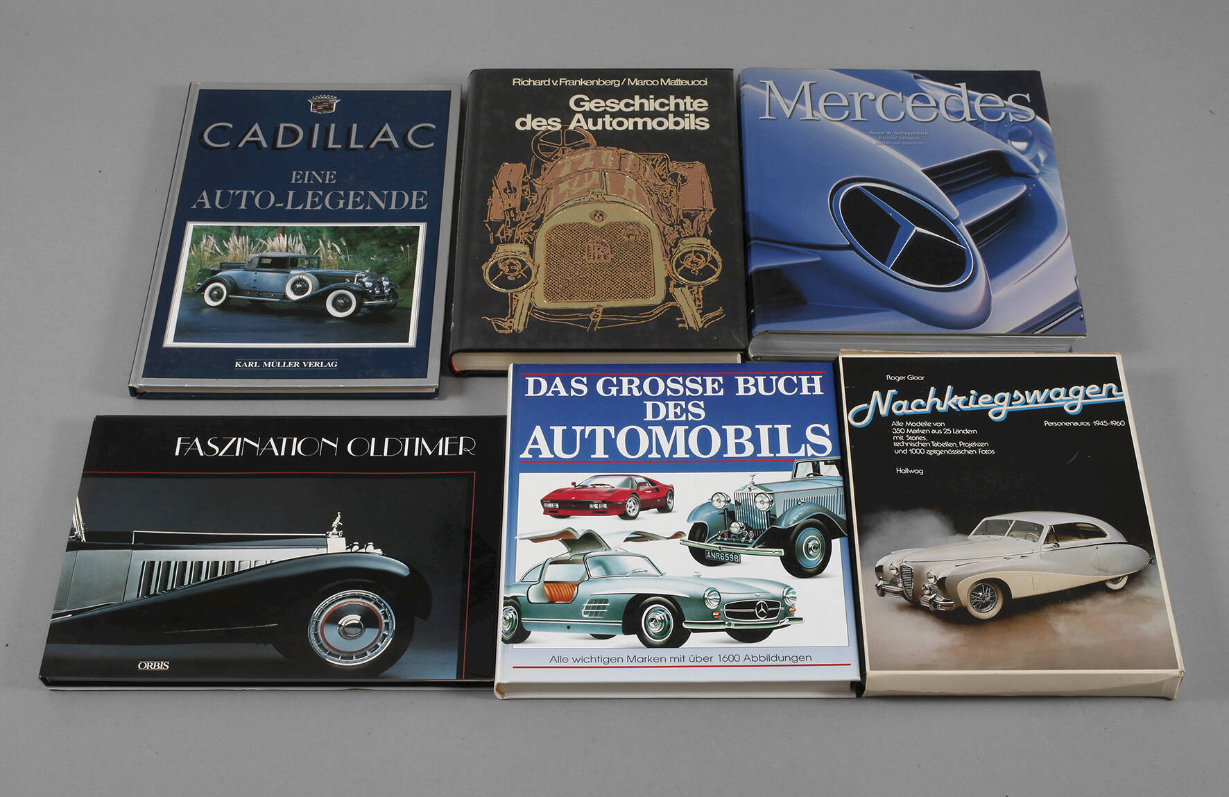 Konvolut Automobilbücher