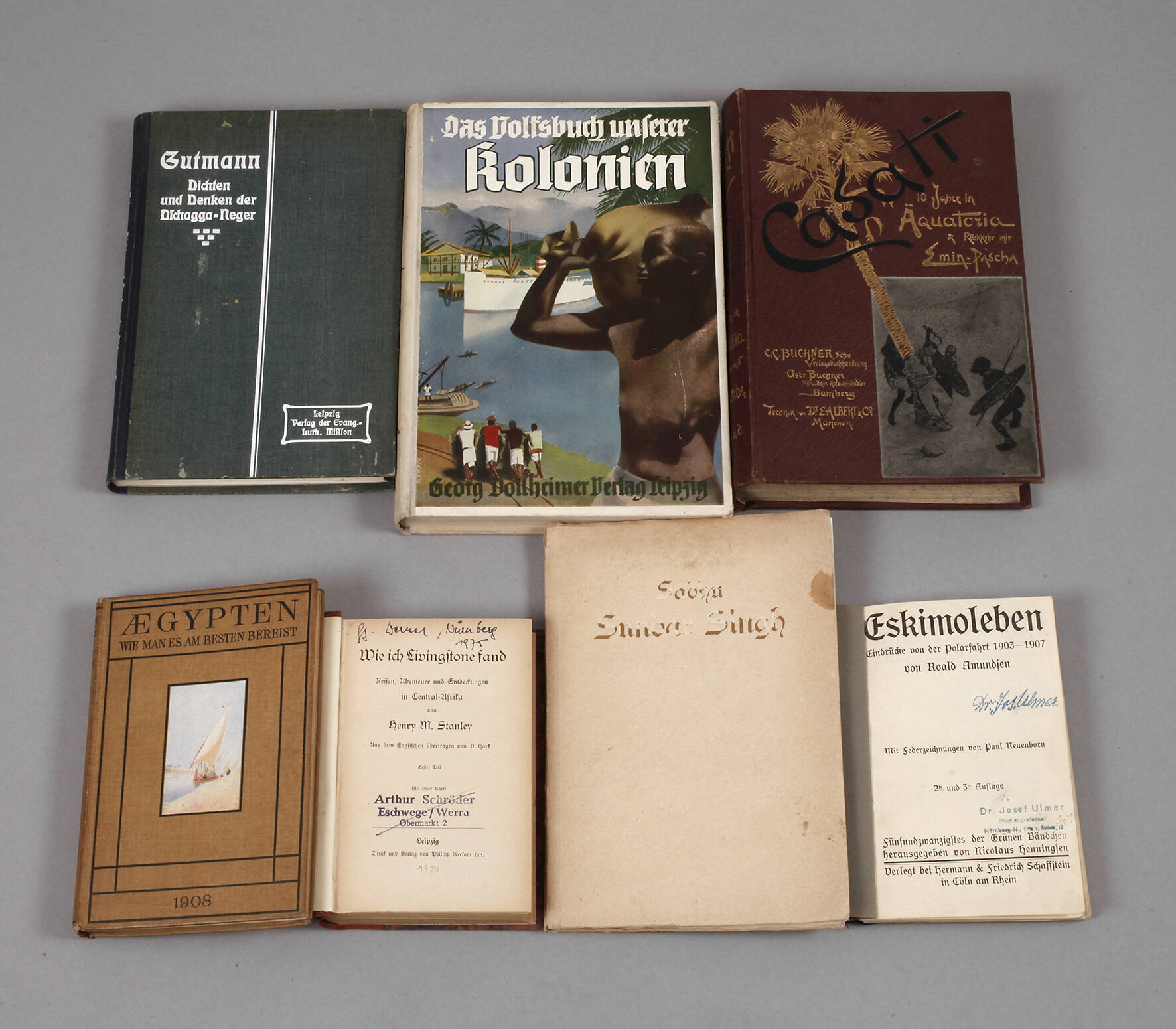 Konvolut Kolonialliteratur