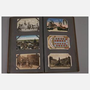 Paar Ansichtskartenalben Thüringen/Sachsen