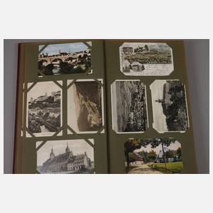 Paar Ansichtskartenalben Thüringen/Sachsen