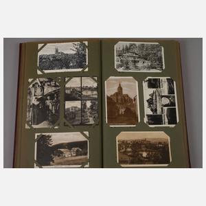 Paar Ansichtskartenalben Thüringen/Sachsen