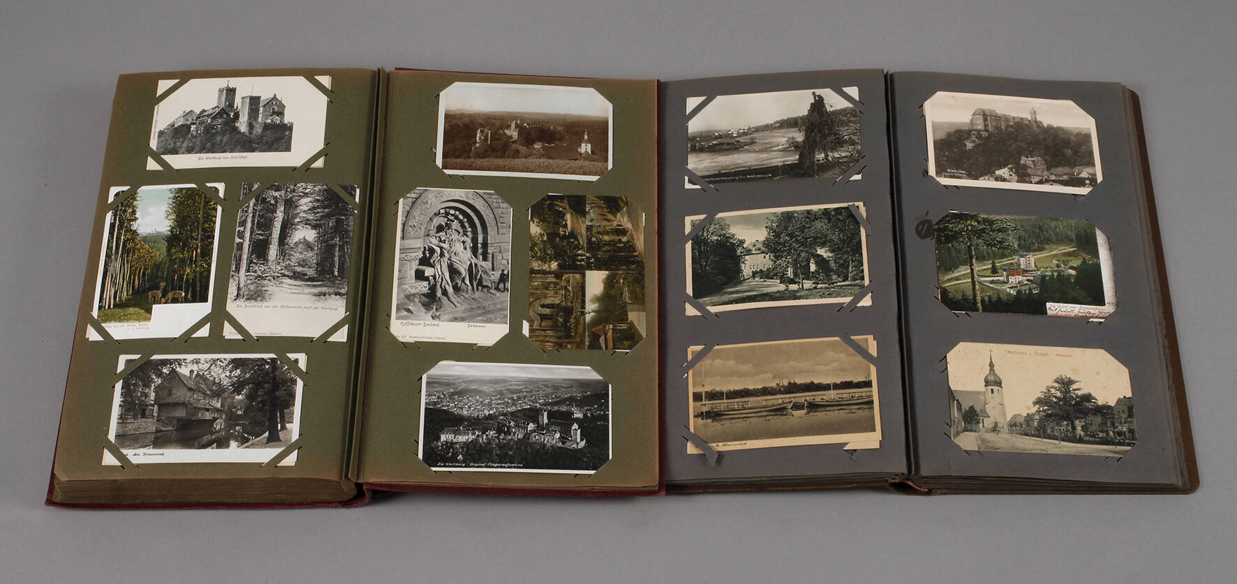 Paar Ansichtskartenalben Thüringen/Sachsen