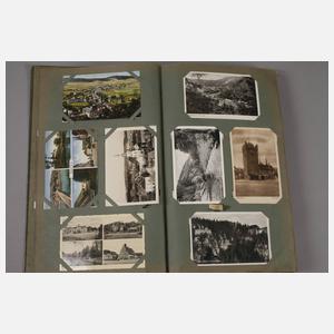 Ansichtskartenalbum Thüringen/Sachsen