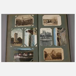 Ansichtskartenalbum Thüringen/Sachsen