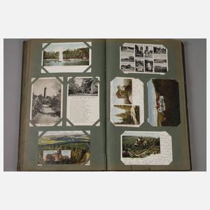 Ansichtskartenalbum Thüringen/Sachsen