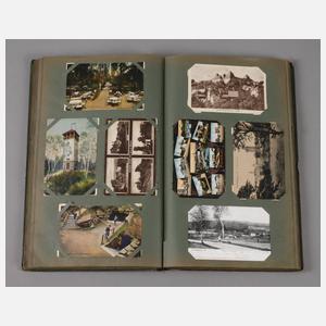 Ansichtskartenalbum Thüringen/Sachsen