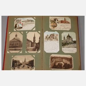 Zwei Ansichtskartenalben Berlin und Magdeburg