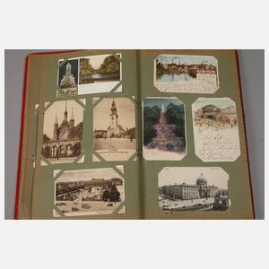Zwei Ansichtskartenalben Berlin und Magdeburg