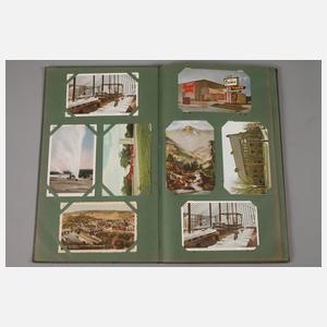 Zwei Postkartenalben