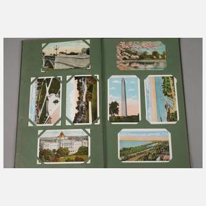 Zwei Postkartenalben