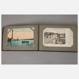 Zwei Postkartenalben