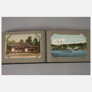 Zwei Postkartenalben