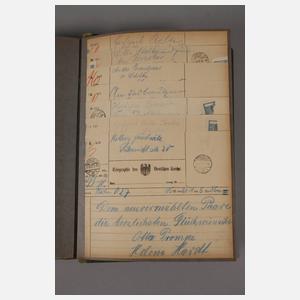 Sammlung Glückwunschkarten