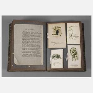 Sammlung Glückwunschkarten