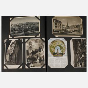 Zwei Ansichtskartenalben Deutschland