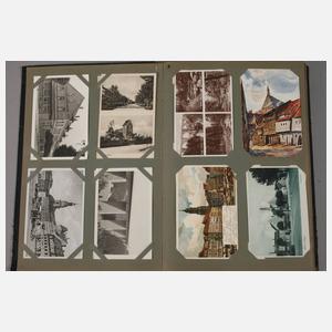 Zwei Ansichtskartenalben Deutschland