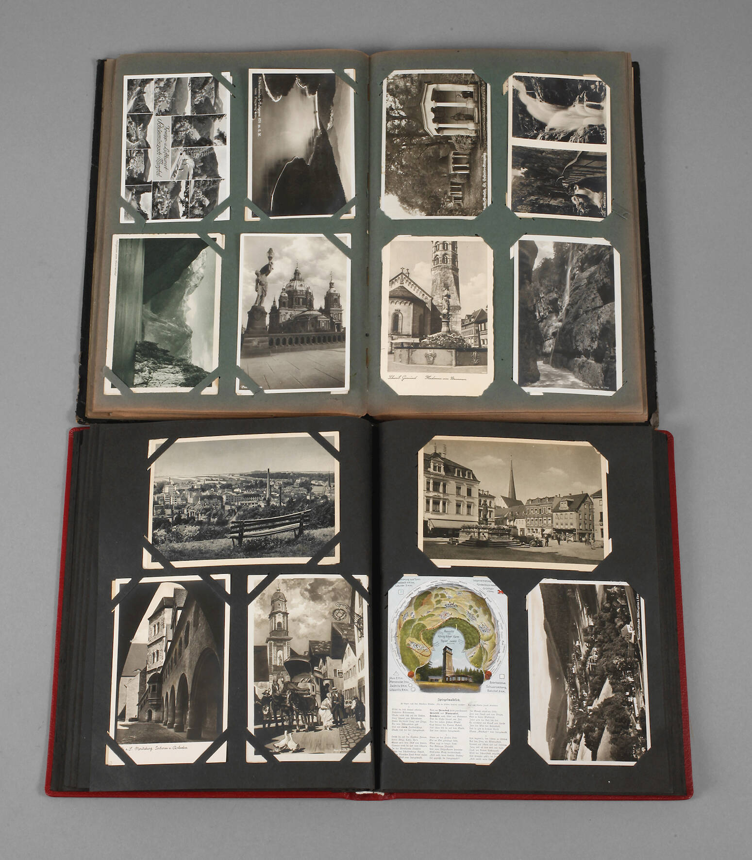 Zwei Ansichtskartenalben Deutschland