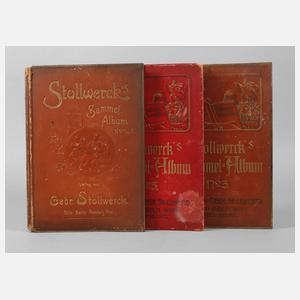 Drei Stollwerckalben um 1895