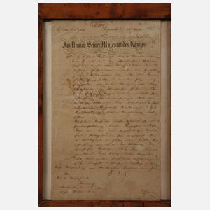 Drei Dokumente 19. Jh.