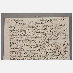 Kaufmanns-Korrespondenz Nürnberg/Baiersdorf 1787/88