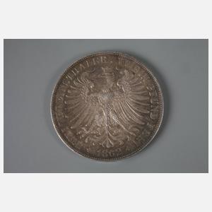 Zwei Vereinstaler Frankfurt 1862