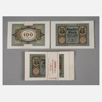 Konvolut 100-Mark Reichsbanknoten111