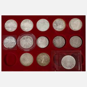 Konvolut Silbermünzen BRD