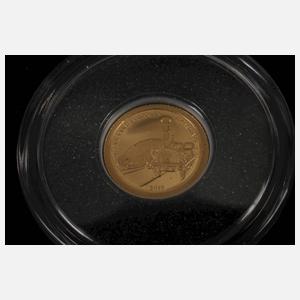 Konvolut Miniaturmünzen in Gold