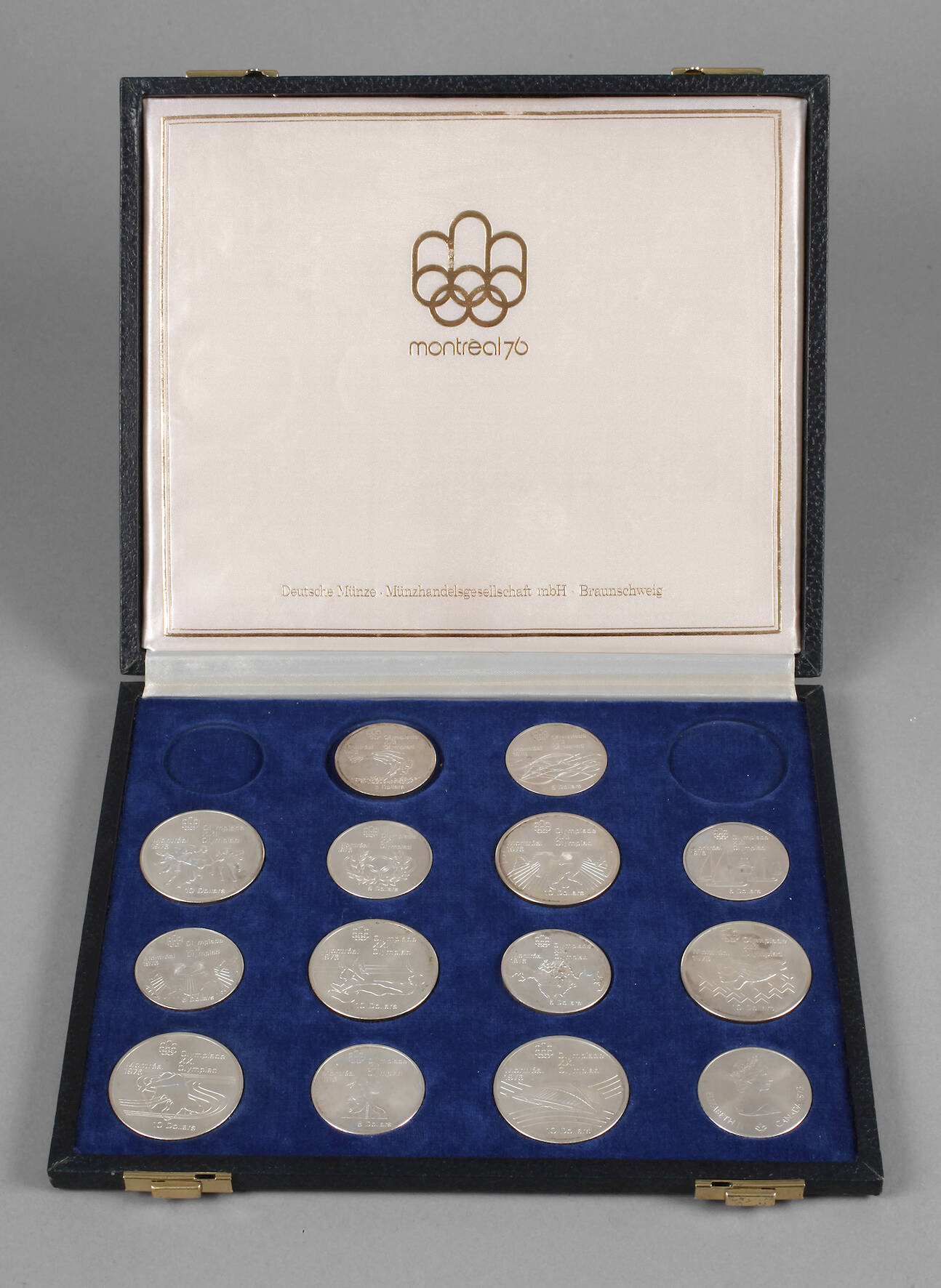 Satz Silbermünzen Montreal 1976