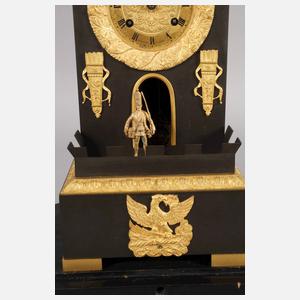 Seltene Pendule mit Telegraph