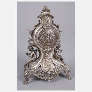 Kleine Tischuhr Silber