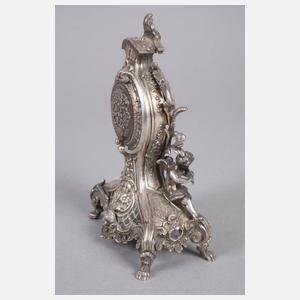 Kleine Tischuhr Silber