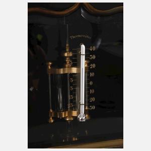 Große Kaminuhr mit Wetterstation