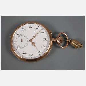 Taschenuhr Gold mit Diebstahlsicherung