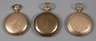Drei Taschenuhren um 1900