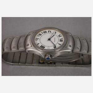 Herrenarmbanduhr Cartier