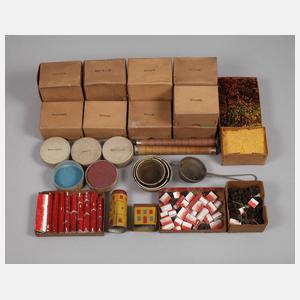 Konvolut Streumaterial für Modellbau