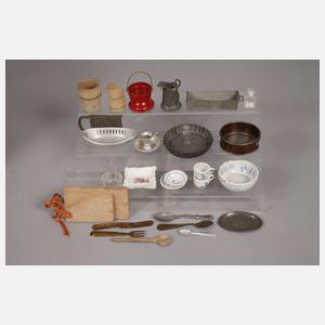 Puppenküche mit Zubehör