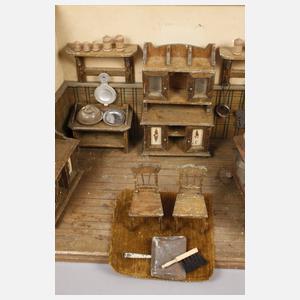 Puppenküche mit Zubehör