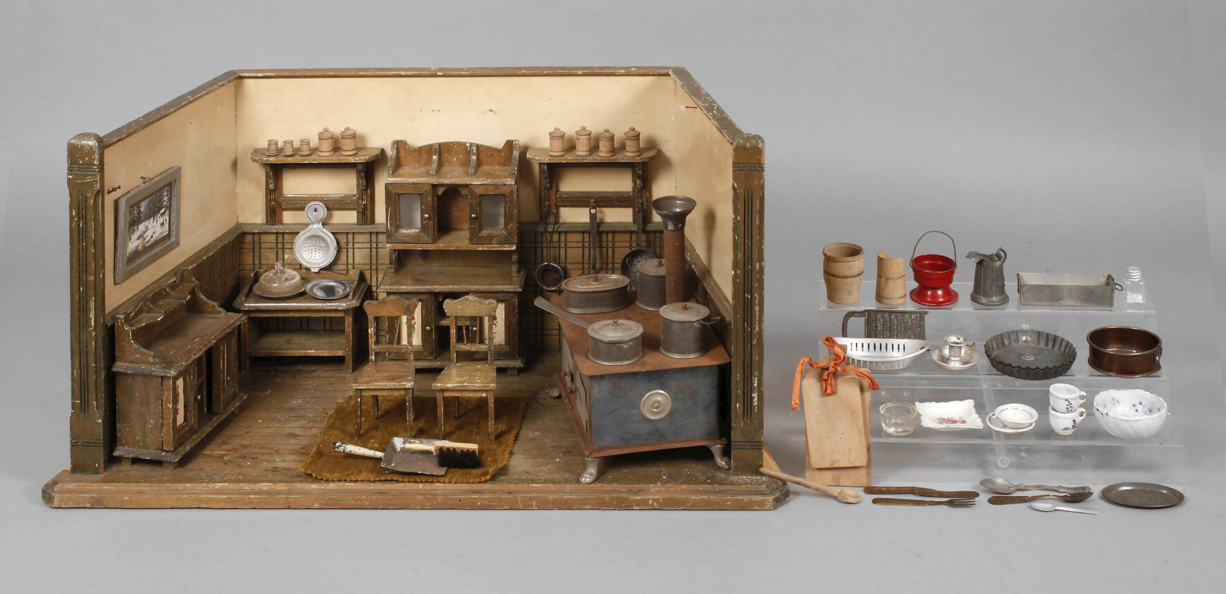 Puppenküche mit Zubehör