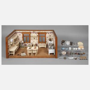 Puppenküche mit Zubehör