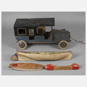 Konvolut Holzspielzeug