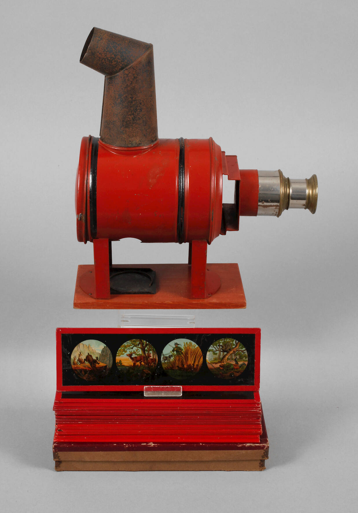 Bing Laterna Magica mit Glasbildern