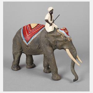 Lineol Elefant und Beduine