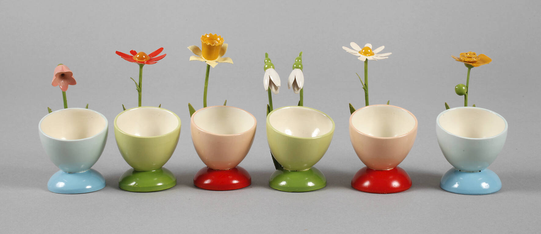 Satz Eierbecher Erzgebirge