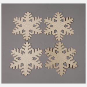 Dresdner Pappe als Schneeflocken