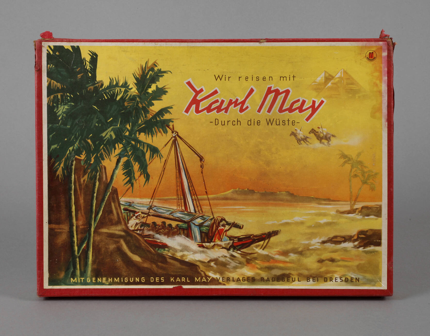 Brettspiel "Wir reisen mit Karl May"