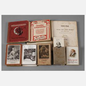 Konvolut Kinderbücher und Quartette